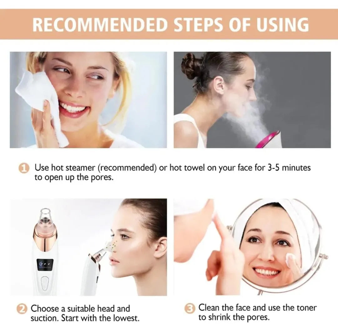 Portable Blackhead Vacuum Remover