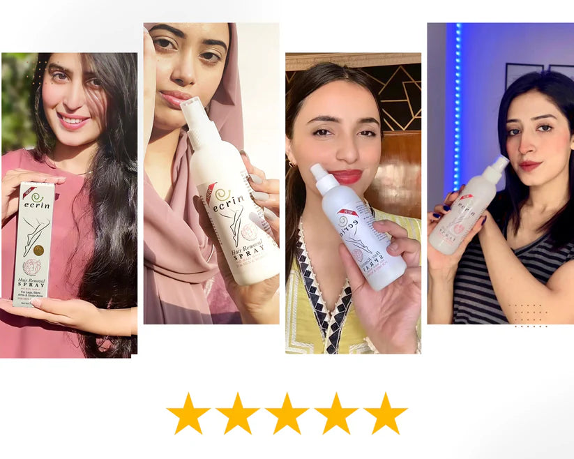 Ecrin – 2-in-1 Hair Removal Spray for Men & Women